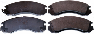 Brake Pad Set, disc brake (B111161)