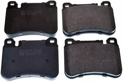 Brake Pad Set, disc brake (B111136)