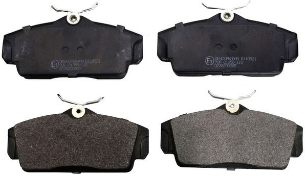 Brake Pad Set, disc brake (B110521)