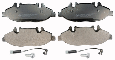 Brake Pad Set, disc brake (B110892)