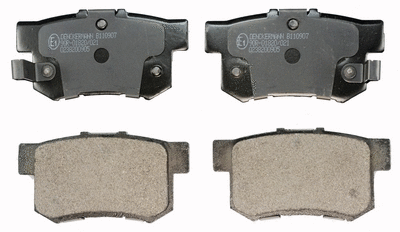 Brake Pad Set, disc brake (B110907)