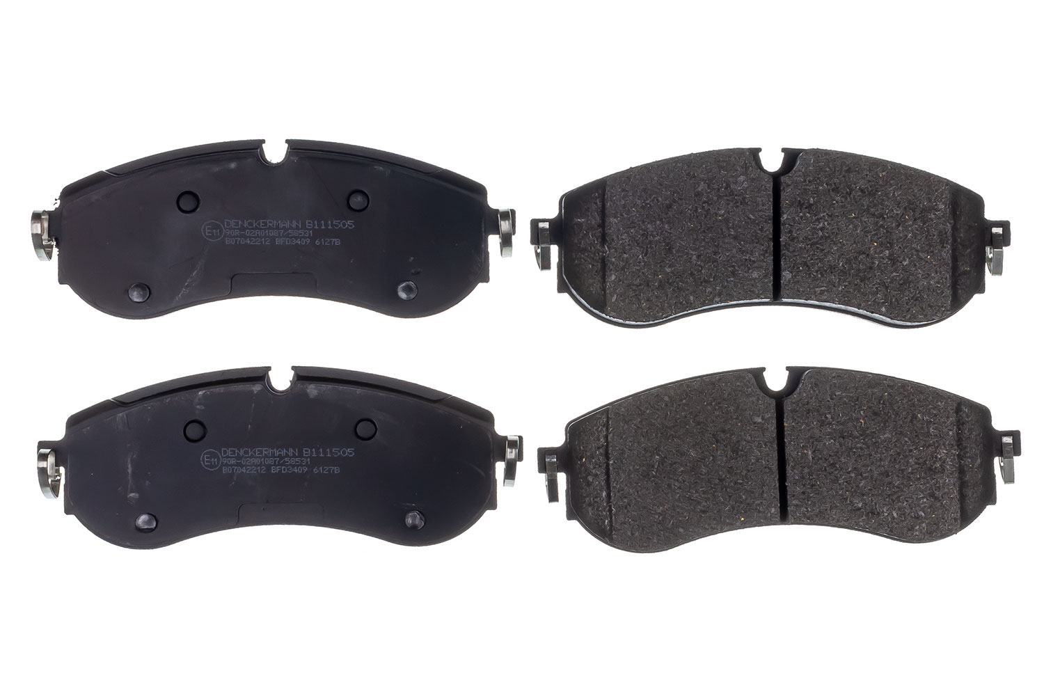 Brake Pad Set, disc brake (B111505)