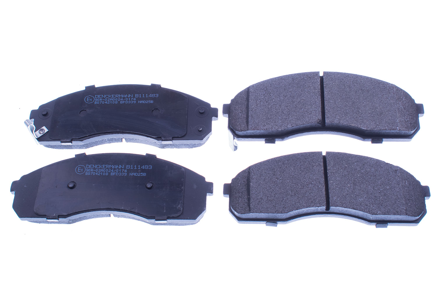 Brake Pad Set, disc brake (B111483)