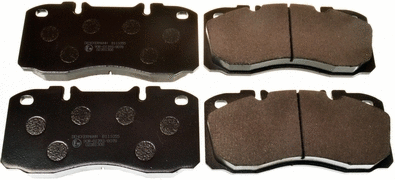 Brake Pad Set, disc brake (B111055)