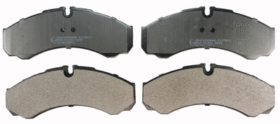 Brake Pad Set, disc brake (B110911)