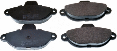 Brake Pad Set, disc brake (B111051)