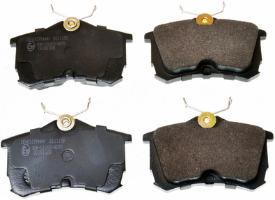 Brake Pad Set, disc brake (B111158)