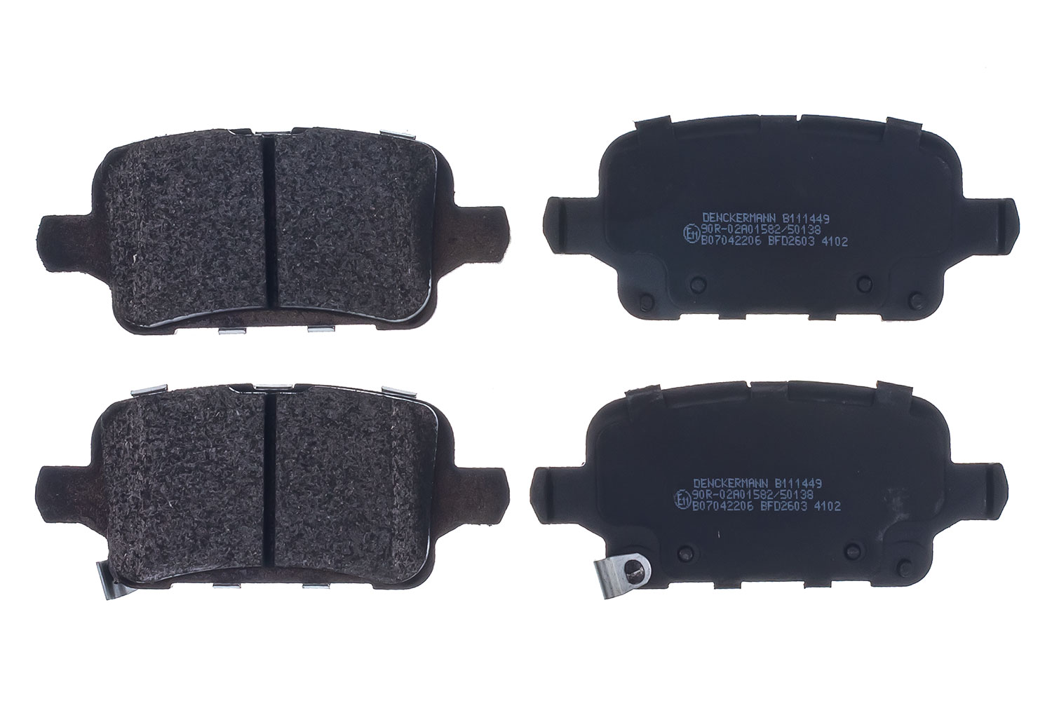 Brake Pad Set, disc brake (B111449)