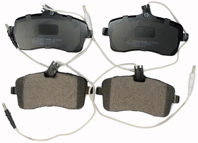Brake Pad Set, disc brake (B110922)