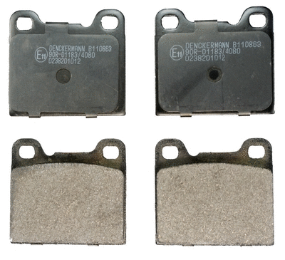 Brake Pad Set, disc brake (B110863)