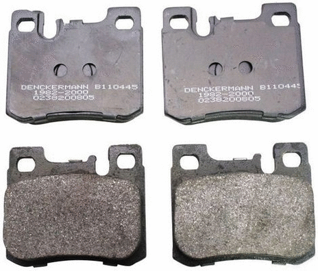 Brake Pad Set, disc brake (B110445)