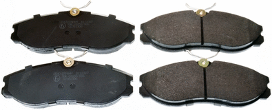 Brake Pad Set, disc brake (B111087)