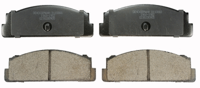 Brake Pad Set, disc brake (B110868)
