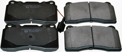 Brake Pad Set, disc brake (B111035)
