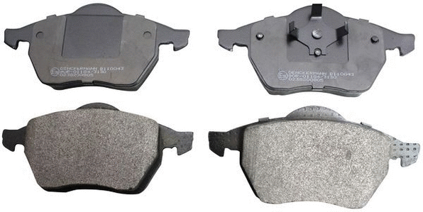 Brake Pad Set, disc brake (B110043)