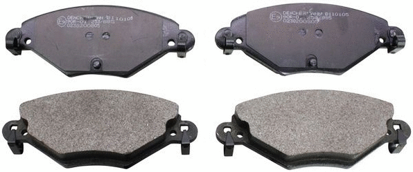 Brake Pad Set, disc brake (B110105)