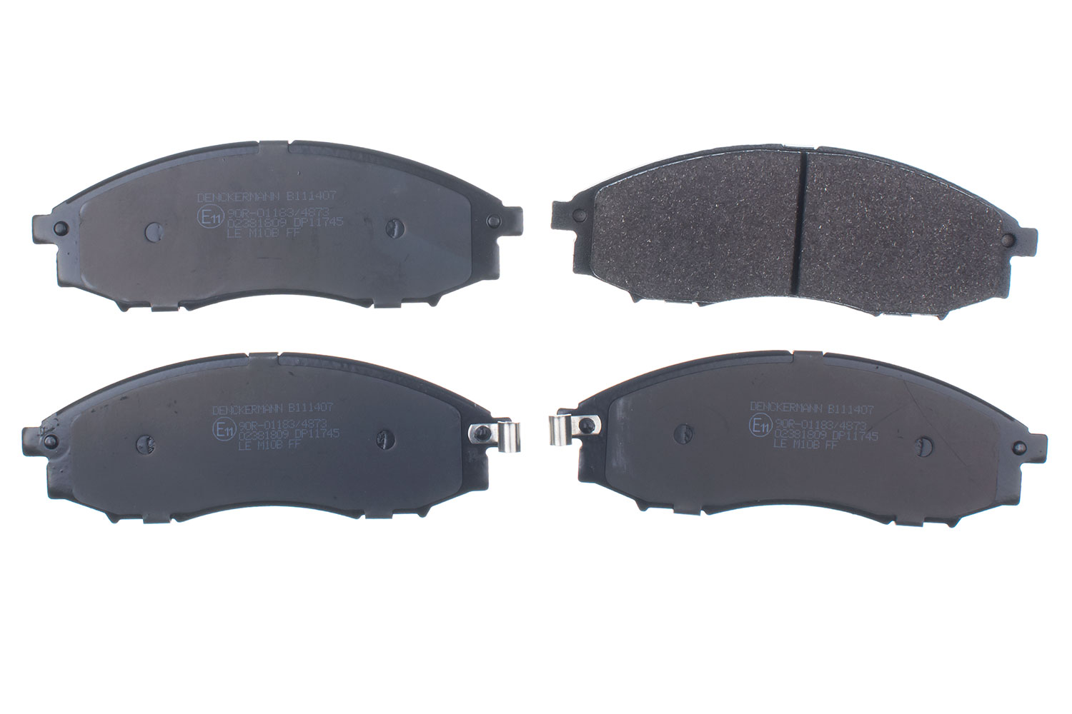Brake Pad Set, disc brake (B111407)