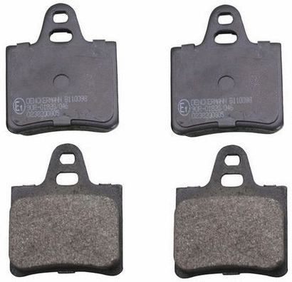 Brake Pad Set, disc brake (B110098)