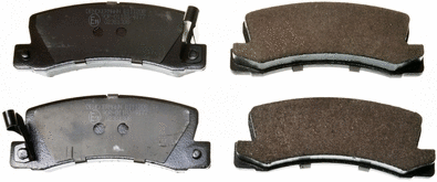 Brake Pad Set, disc brake (B111208)