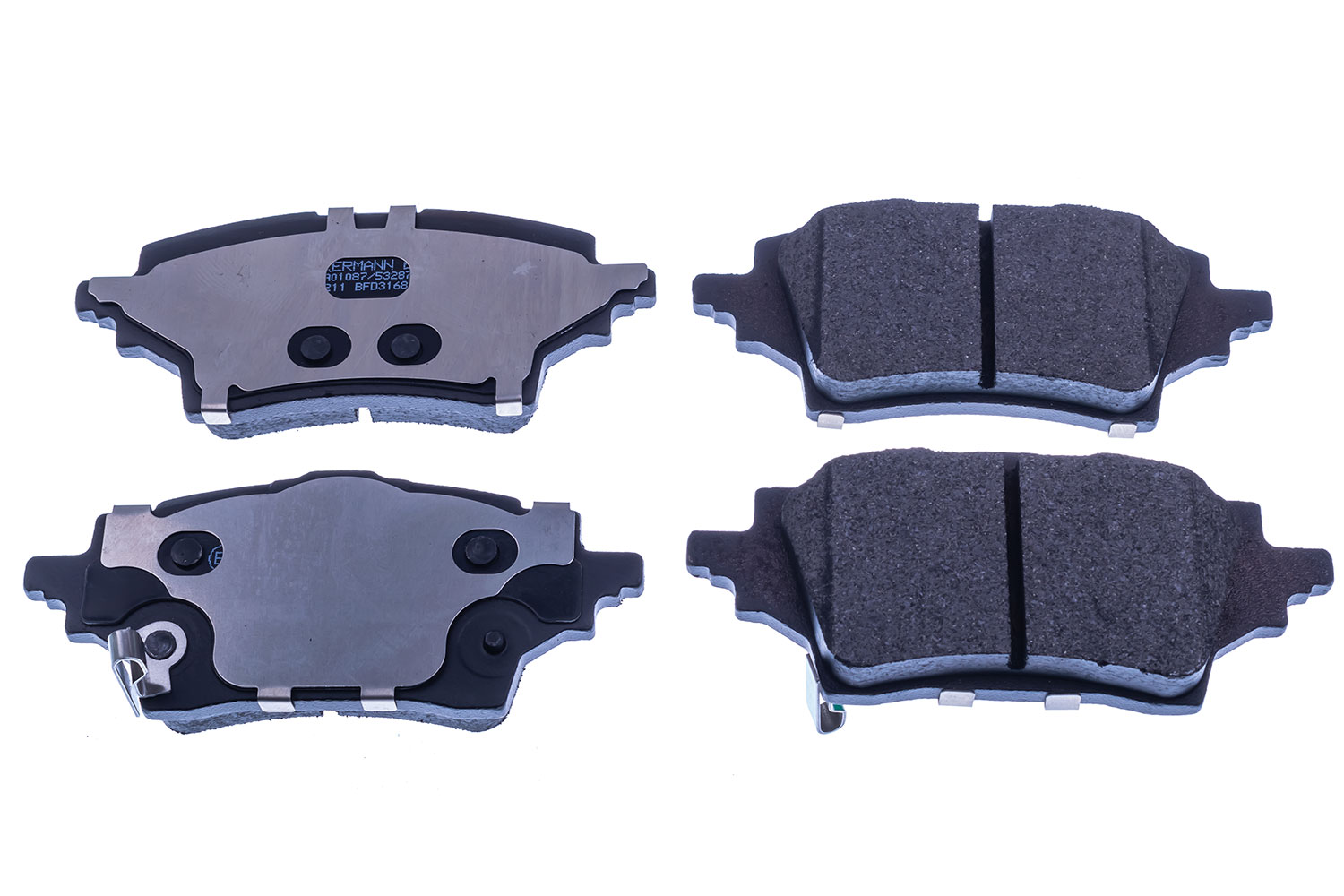 Brake Pad Set, disc brake (B111529)
