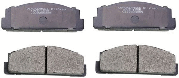 Brake Pad Set, disc brake (B110180)
