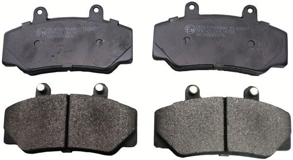 Brake Pad Set, disc brake (B110807)