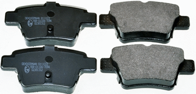 Brake Pad Set, disc brake (B111031)