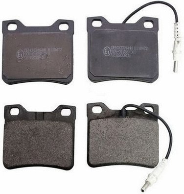 Brake Pad Set, disc brake (B110472)