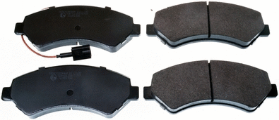 Brake Pad Set, disc brake (B111138)