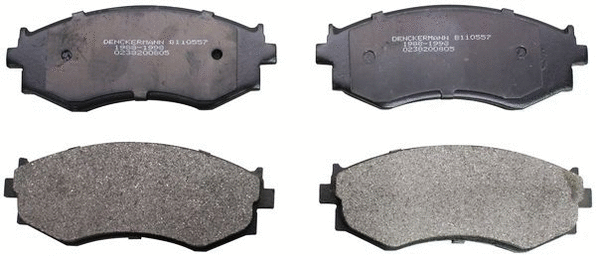 Brake Pad Set, disc brake (B110557)