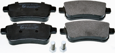 Brake Pad Set, disc brake (B111021)