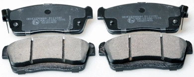 Brake Pad Set, disc brake (B111240)
