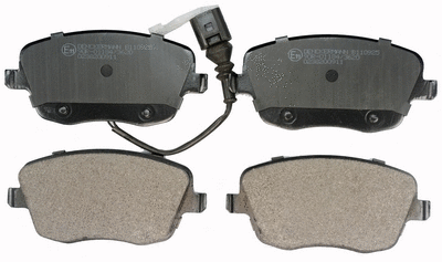 Brake Pad Set, disc brake (B110925)