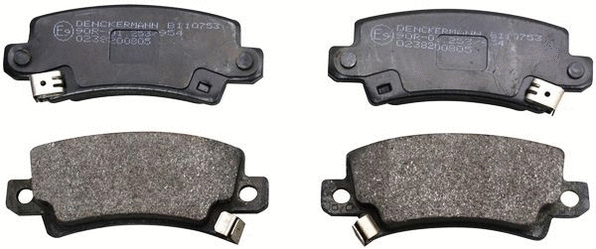 Brake Pad Set, disc brake (B110753)