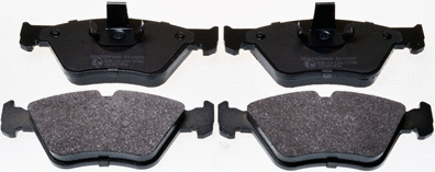 Brake Pad Set, disc brake (B110265)