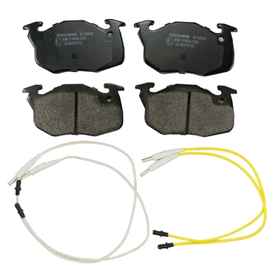 Brake Pad Set, disc brake (B110940)