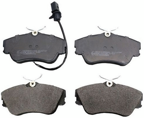 Brake Pad Set, disc brake (B110797)