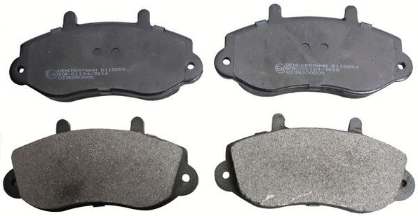 Brake Pad Set, disc brake (B110654)