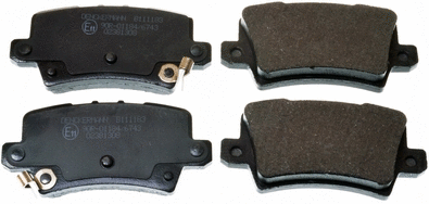 Brake Pad Set, disc brake (B111183)
