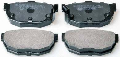 Brake Pad Set, disc brake (B111254)