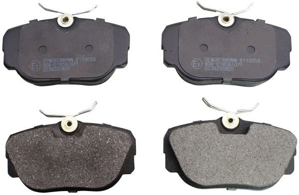 Brake Pad Set, disc brake (B110059)