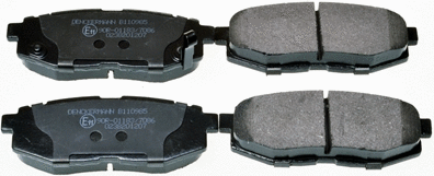 Brake Pad Set, disc brake (B110985)