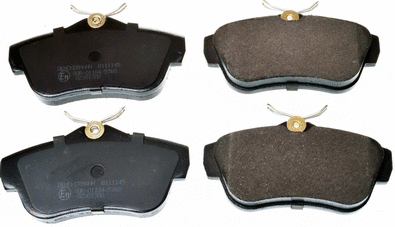 Brake Pad Set, disc brake (B111145)