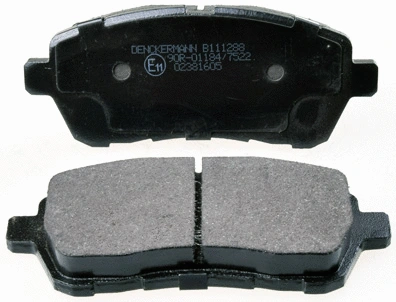 Brake Pad Set, disc brake (B111288)