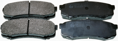 Brake Pad Set, disc brake (B111216)