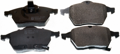 Brake Pad Set, disc brake (B111097)