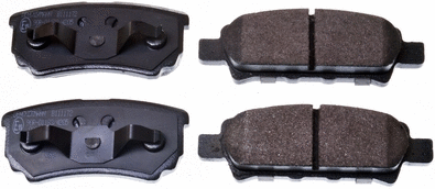 Brake Pad Set, disc brake (B111172)