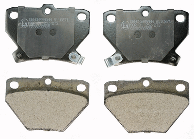 Brake Pad Set, disc brake (B110871)