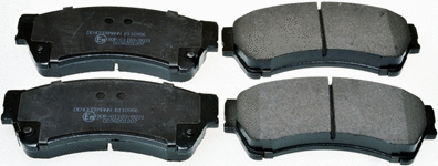 Brake Pad Set, disc brake (B110986)