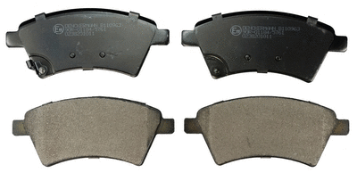 Brake Pad Set, disc brake (B110963)